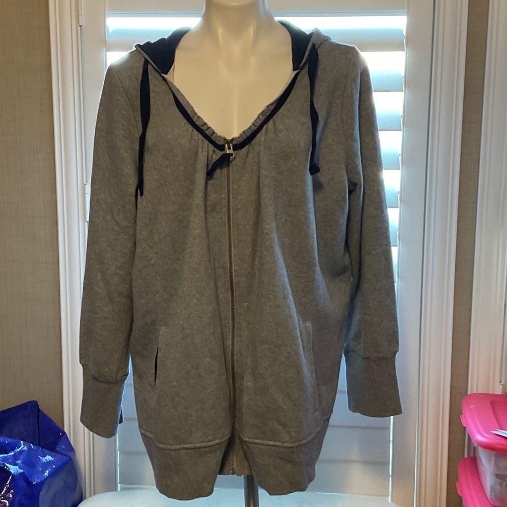 Merona Gray Zip-Up Hoodie